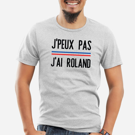 T-Shirt Homme J'peux pas j'ai Roland Gris