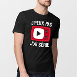 T-Shirt Homme J'peux pas j'ai série Noir