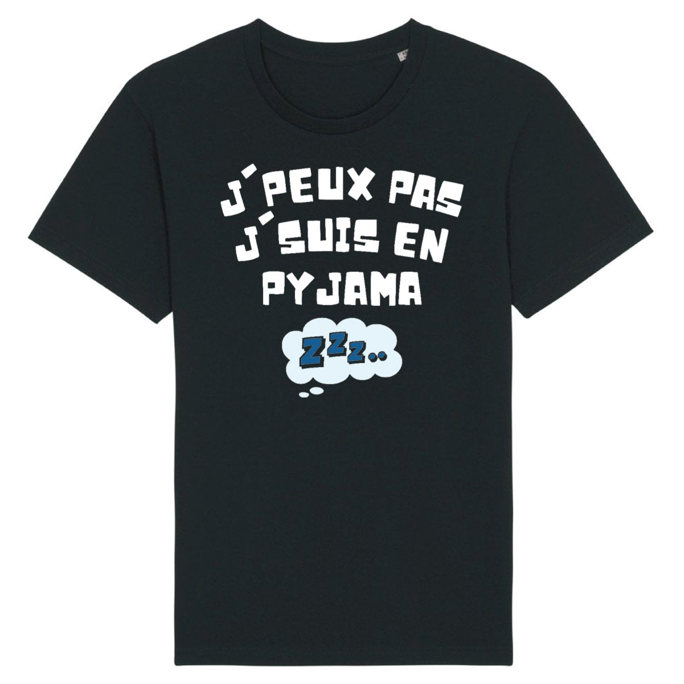 T Shirt Homme J peux pas j suis en pyjama Idee cadeau original