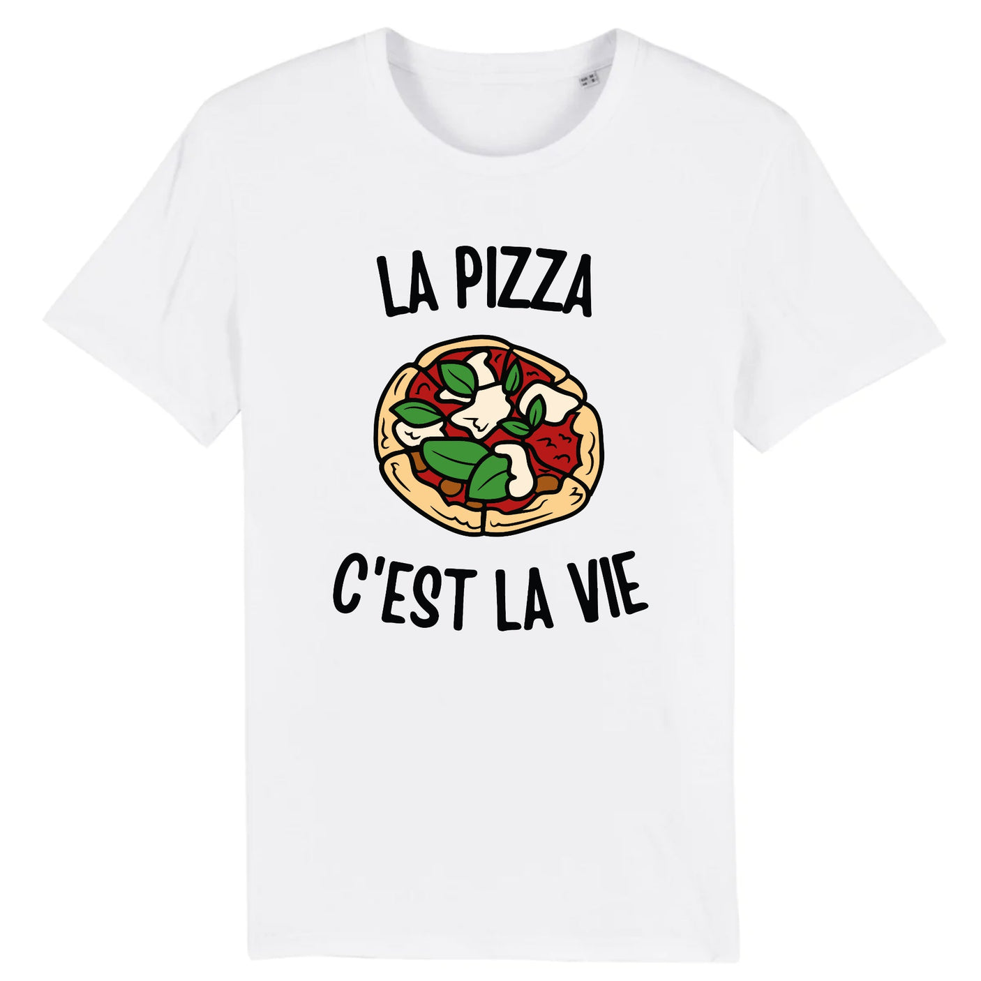 T-Shirt Homme La pizza c'est la vie 