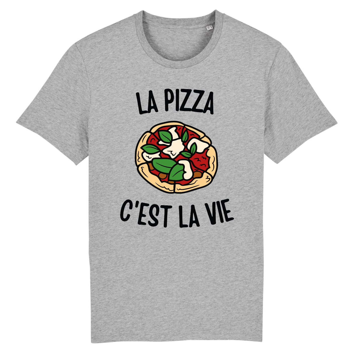 T-Shirt Homme La pizza c'est la vie 