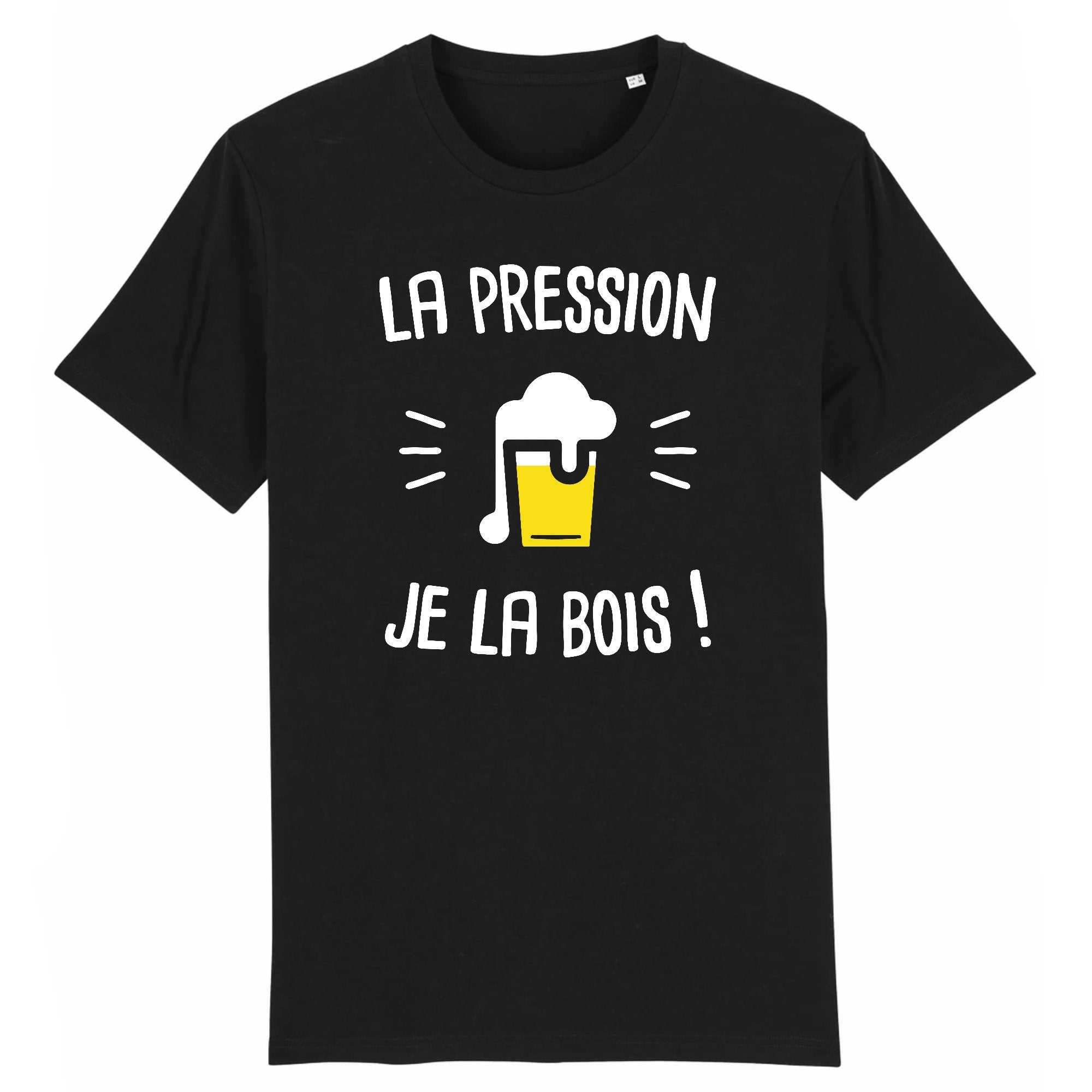 TShirt Homme La pression je la bois Idée cadeau drôle Tshirtculte