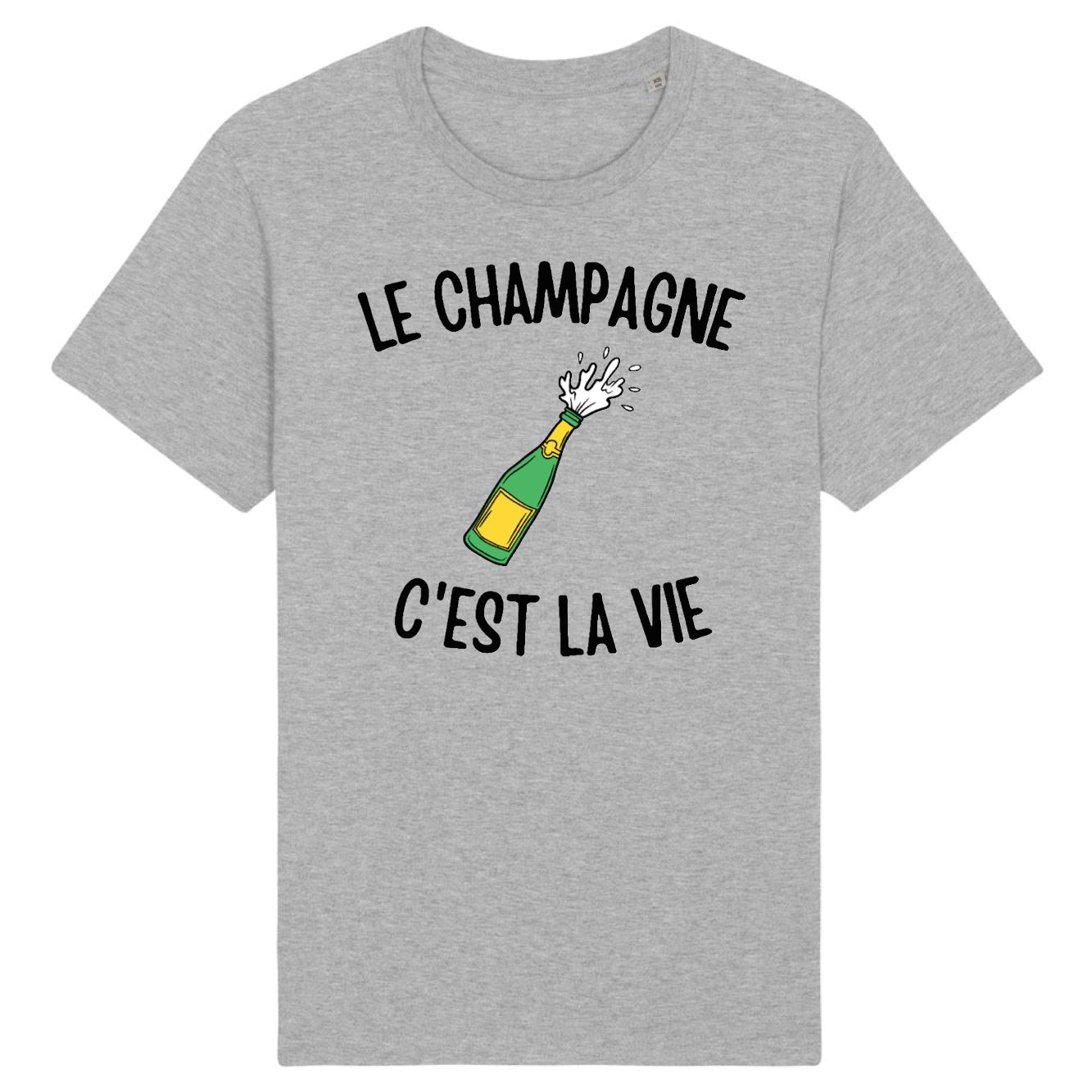 T-Shirt Homme Le champagne c'est la vie 