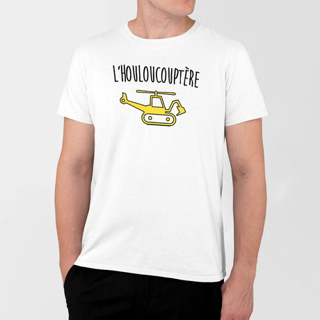T-Shirt Homme L'houloucoptère Blanc