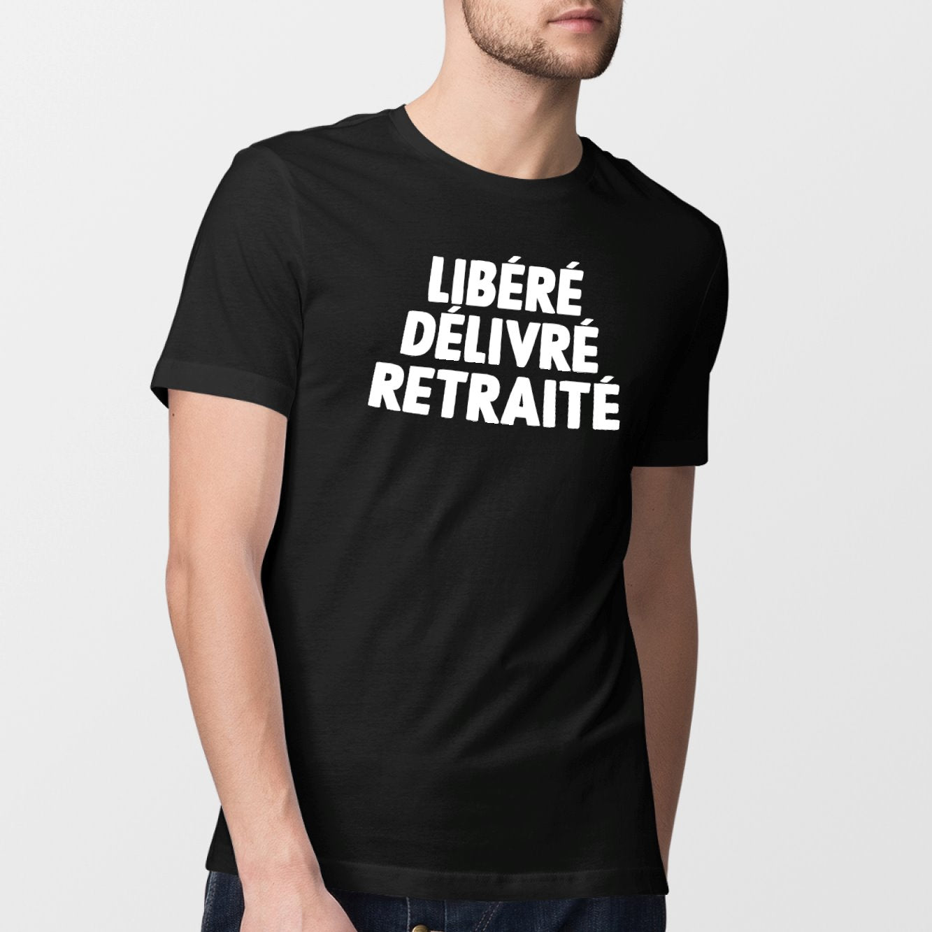 Libéré Délivré Retraité Humour Cadeau Retraite' T-shirt Homme