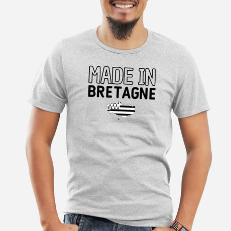 T-Shirt Homme Made in Bretagne Gris