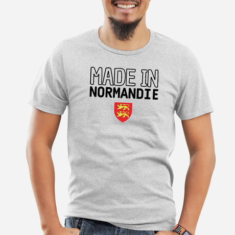 T-Shirt Homme Made in Normandie Gris