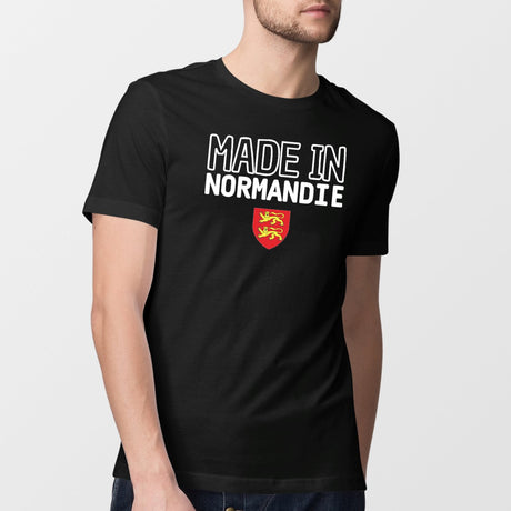 T-Shirt Homme Made in Normandie Noir
