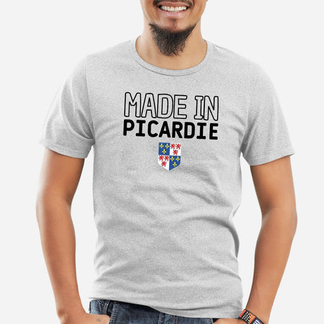T-Shirt Homme Made in Picardie Gris