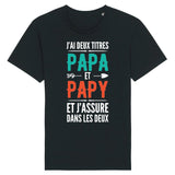 T-Shirt Homme Papa et papy 