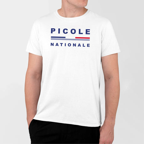 T-Shirt Homme Picole Nationale Blanc