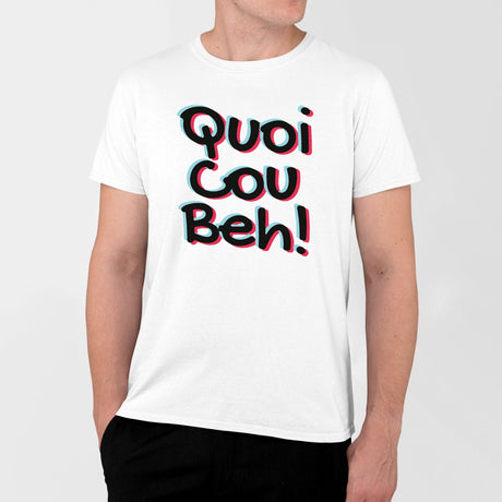 T-Shirt Homme Quoicoubeh Blanc