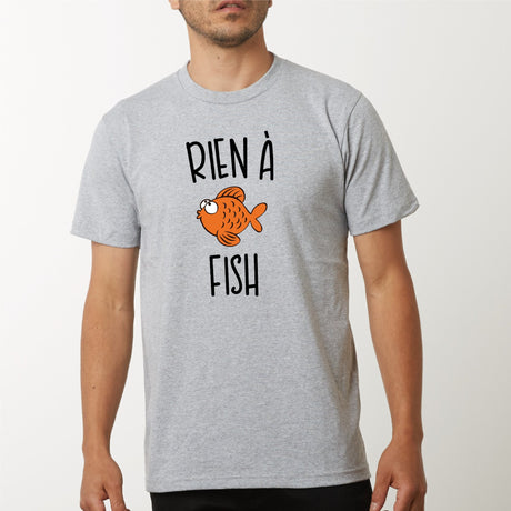 T-Shirt Homme Rien à fish Gris