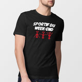 T-Shirt Homme Sportif du week-end Noir