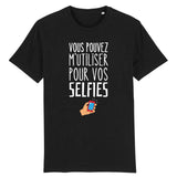 T-Shirt Homme Vous pouvez m'utiliser pour vos selfies 
