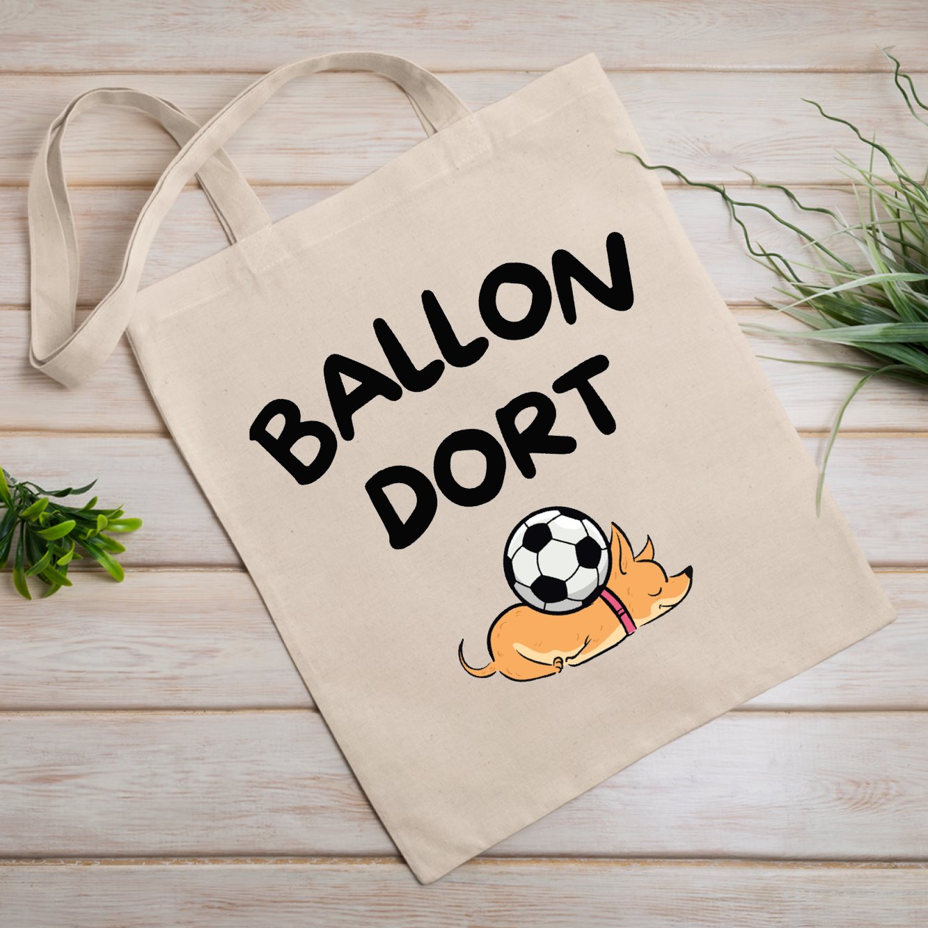 Tote bag Ballon dort Blanc