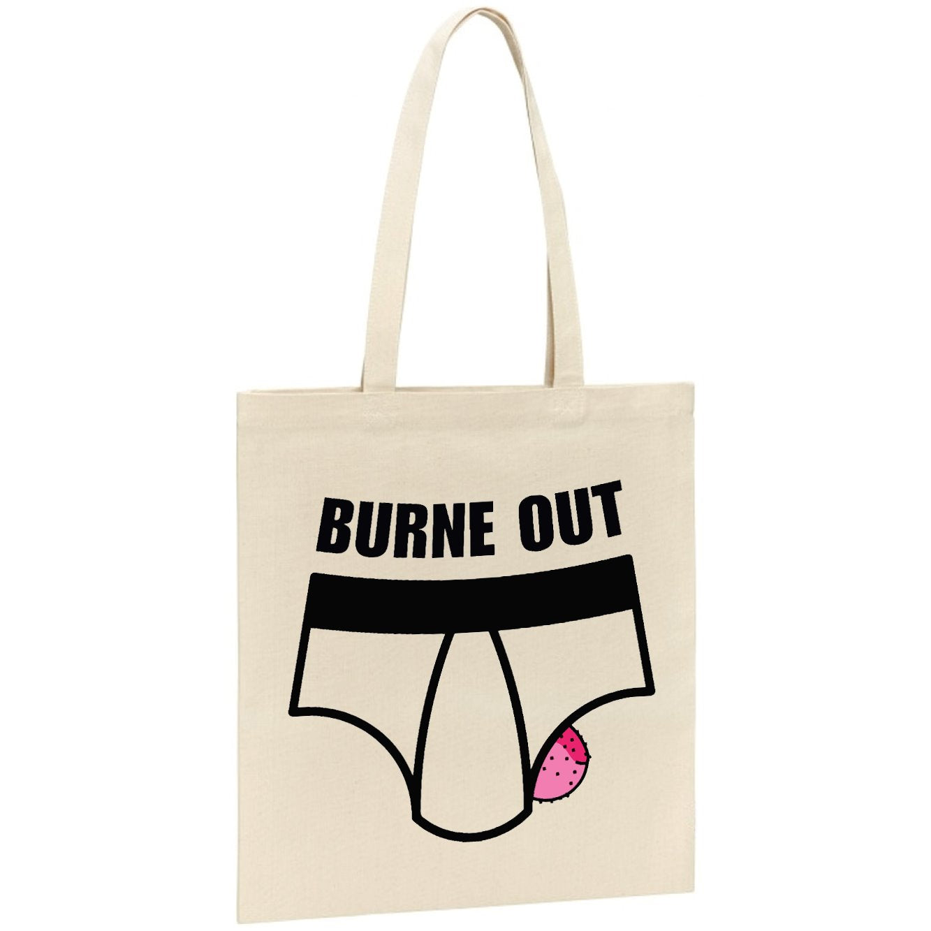 Tote bag Burne out 