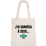 Tote bag J'ai survécu à 2020 