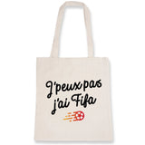 Tote bag J'peux pas j'ai Fifa 