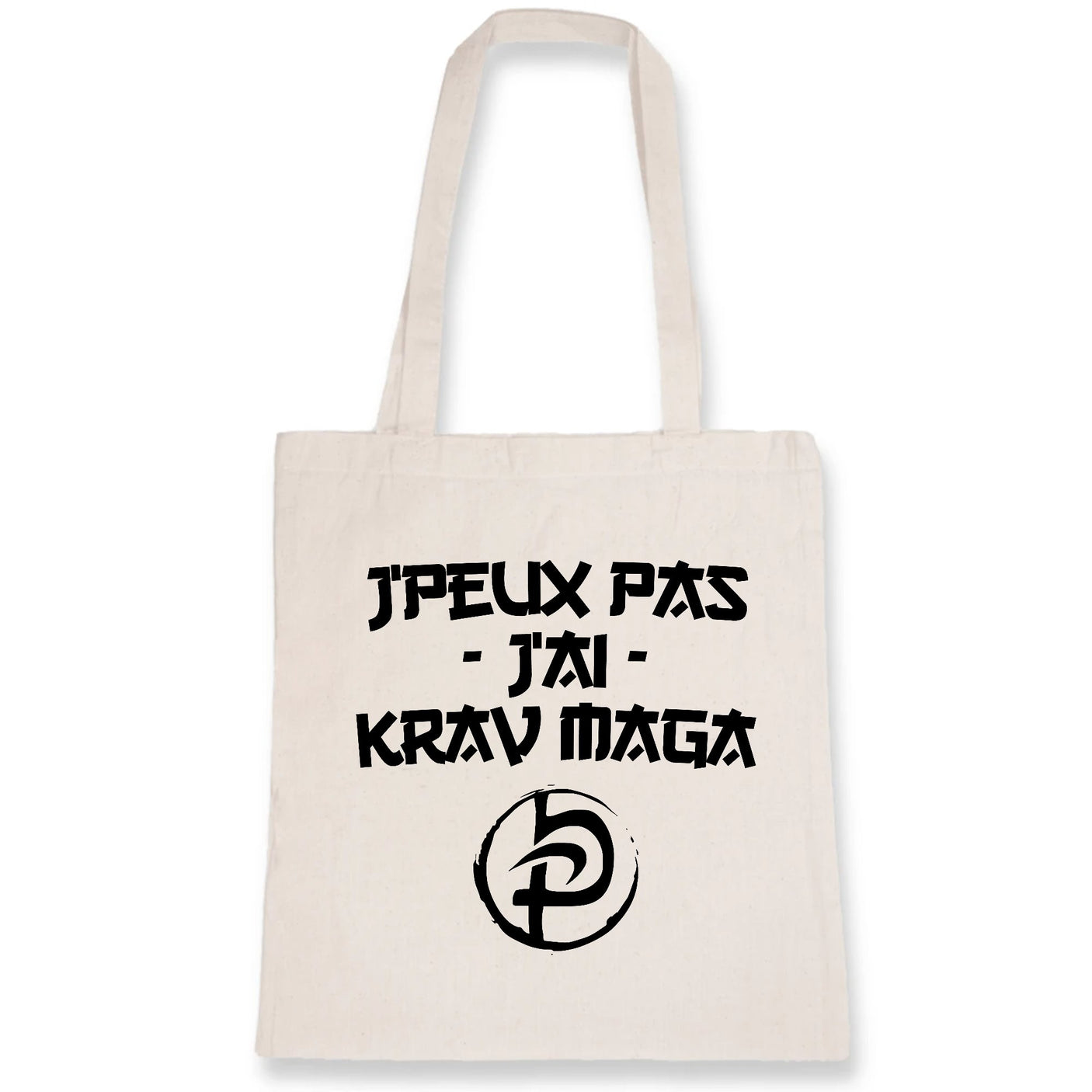 Tote bag J'peux pas j'ai krav maga 