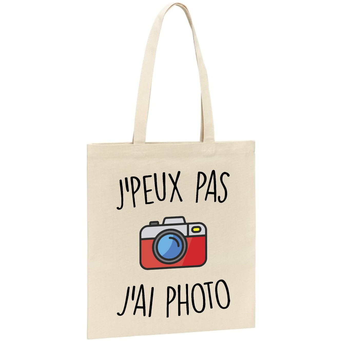 Tote bag J'peux pas j'ai photo 