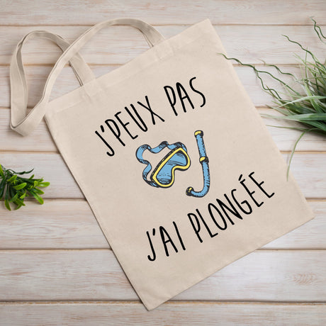 Débardeur Humoristique 'J'peux Pas J'ai Plongée' – Idée Cadeau Pour Plongeur, Apnéiste, Amoureux De La Mer