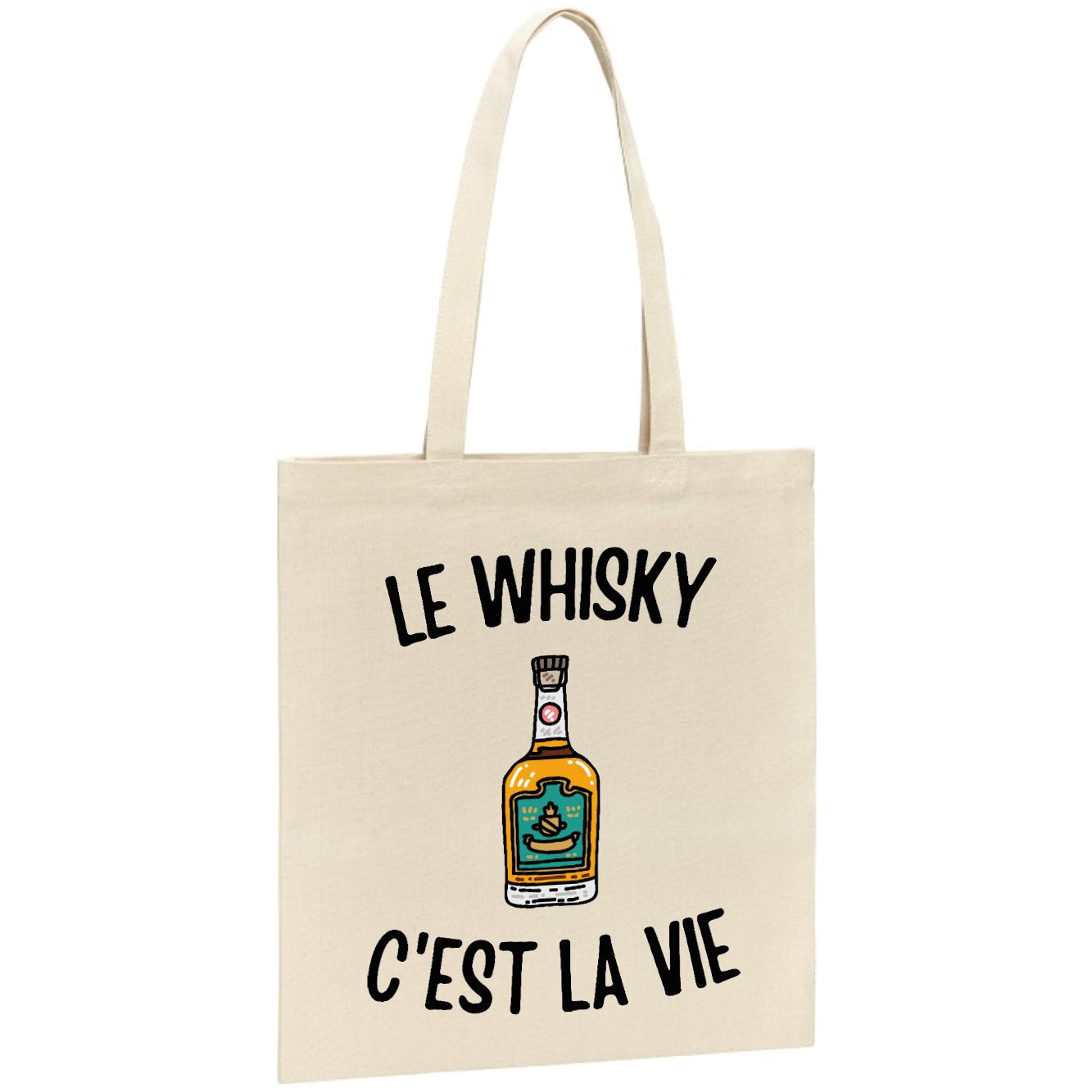 Tote bag Le whisky c'est la vie 