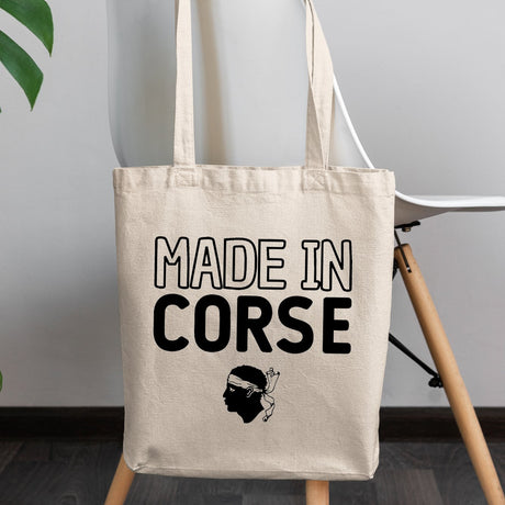 Tote bag Made in Corse Beige